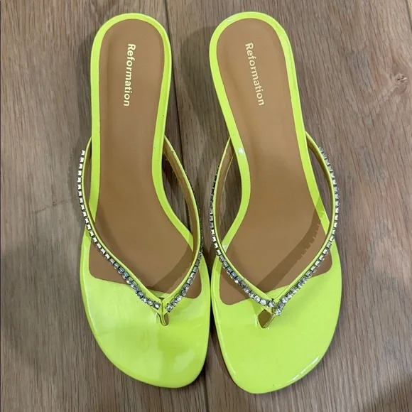 Reformation Cleo Rhinestone Thong - Picture 3 of 12